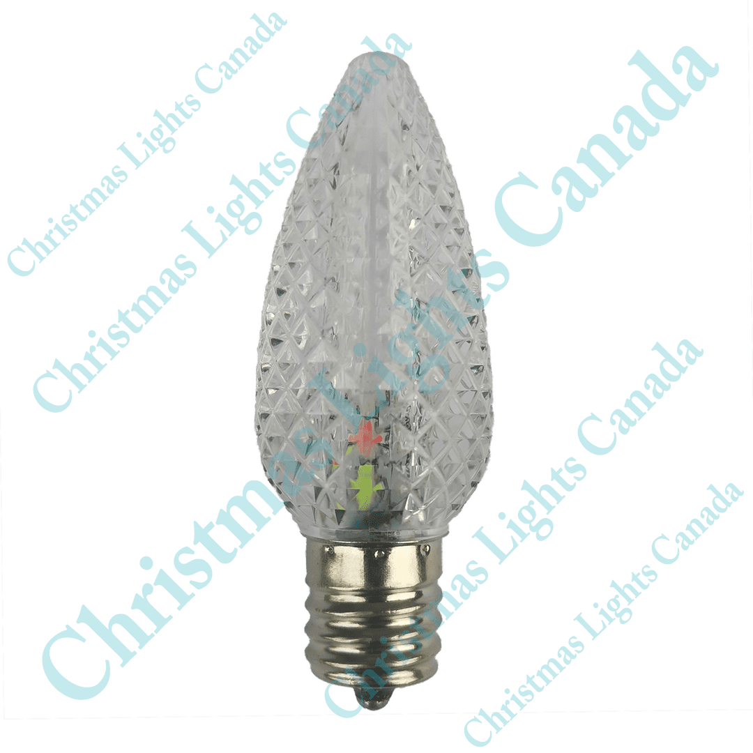 RGB LED C9 BULB FACETED CHRISTMAS LIGHTS and CHRISTMAS LIGHT