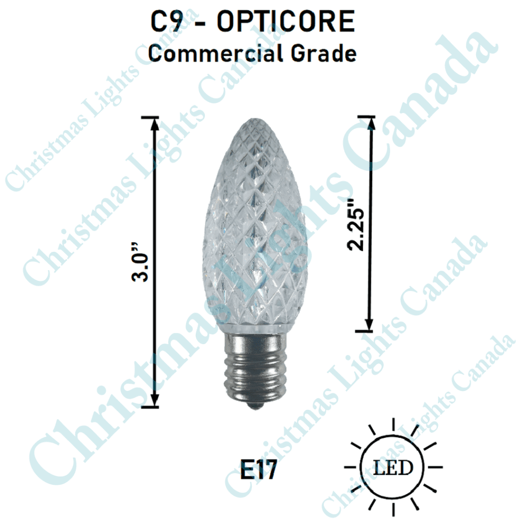 1 SELECT C9 BRAND OPTICORE BULBS CANADA AND C9 LED CHRISTMAS LIGHTS AND